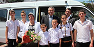 И.о. Главы Республики Крым передал автобус «ГАЗель БИЗНЕС» многодетной семье
